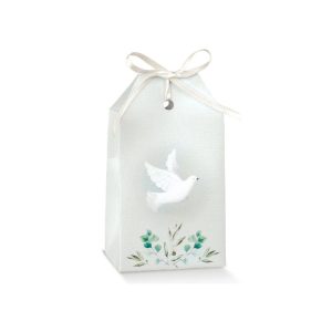 Scatolina Tag, porta confetti, Santa Cresima
